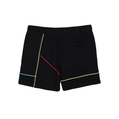 Prism Rainbow-Stitch Sweatshorts