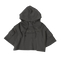 Short Sleeve Crop Fleece Hoodie
