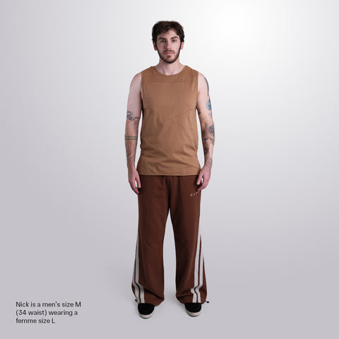 Adjustable Wide-leg Sweatpants
