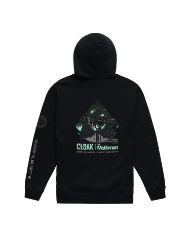 MOTHMAN HOODIE BLK