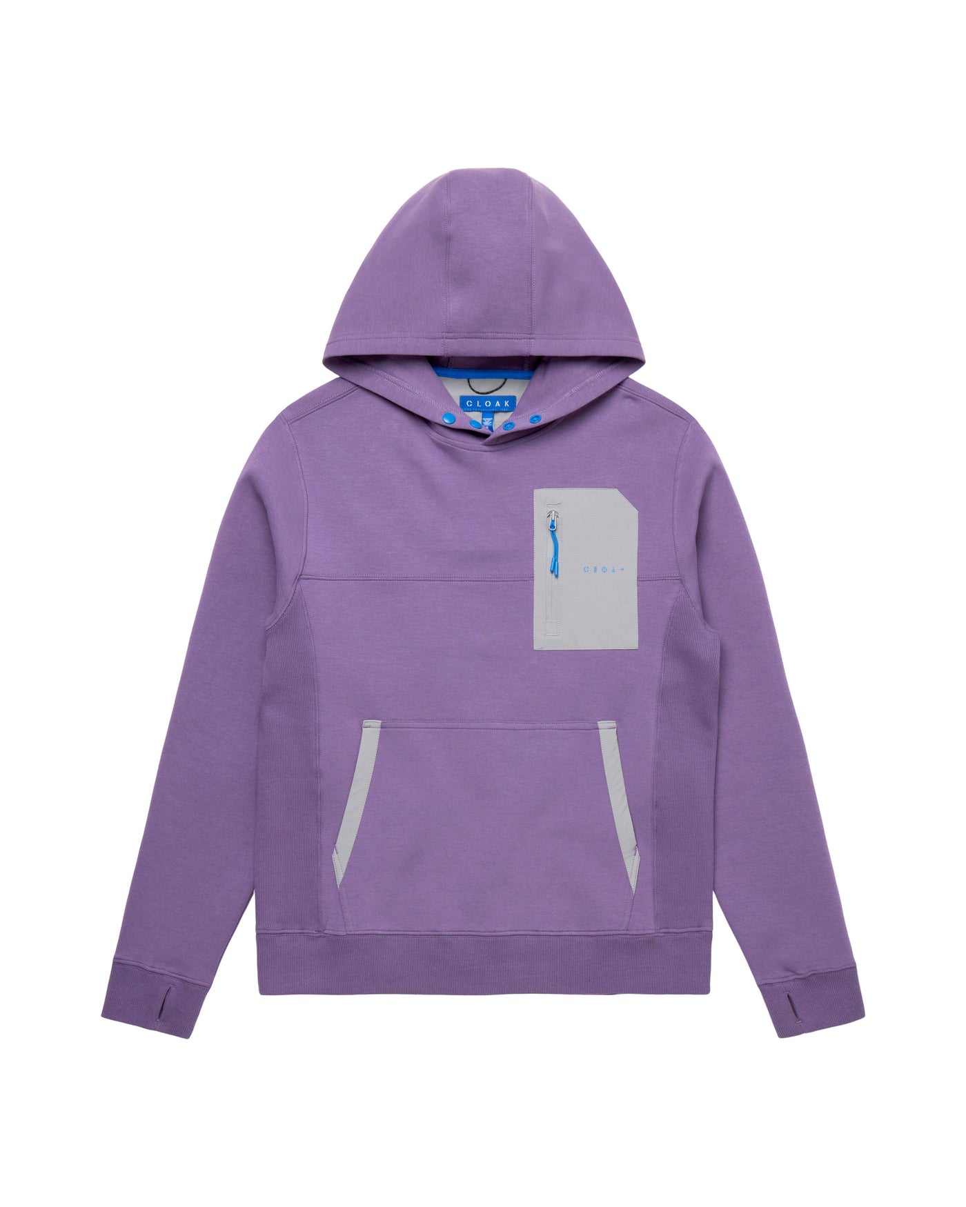 TH TACTICAL HEAT PULLOVER HOOD PURPLE REIGN HOODIE TACTICAL HEAT 