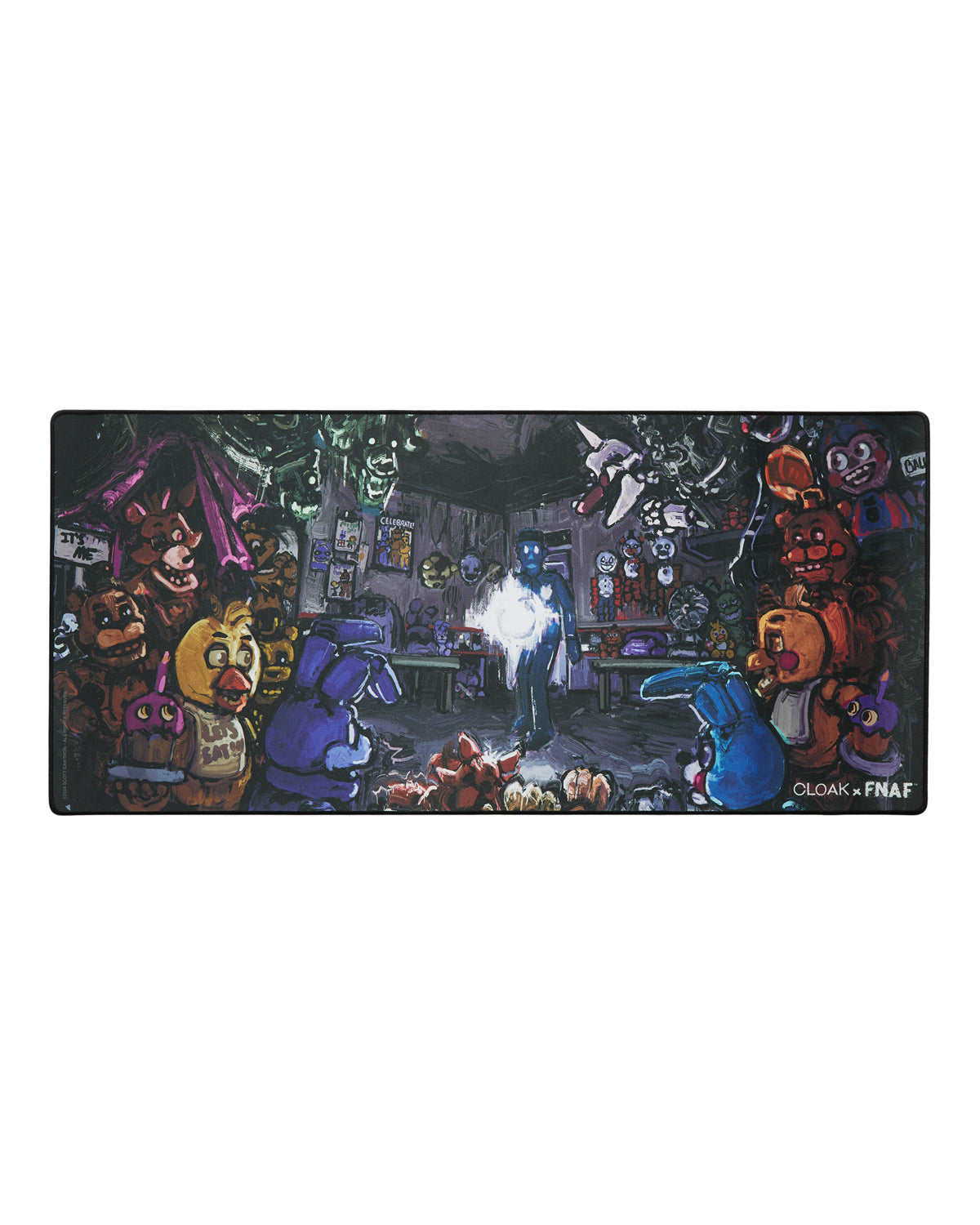 THE NIGHT SHIFT DESK MAT BLK