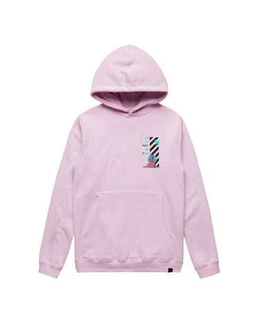 HARDLY HUMAN/E HOODIE PINK HOODIE HARDLY HUMANE 