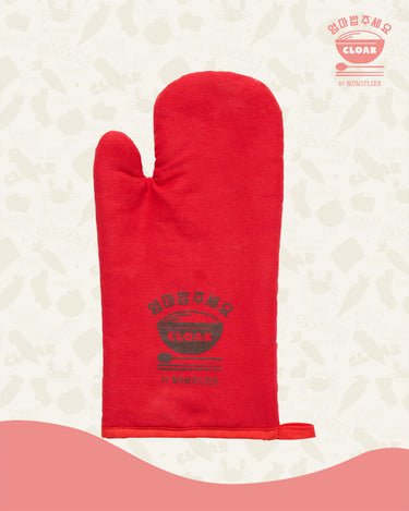 MOMIPLIER OVEN MITT RED