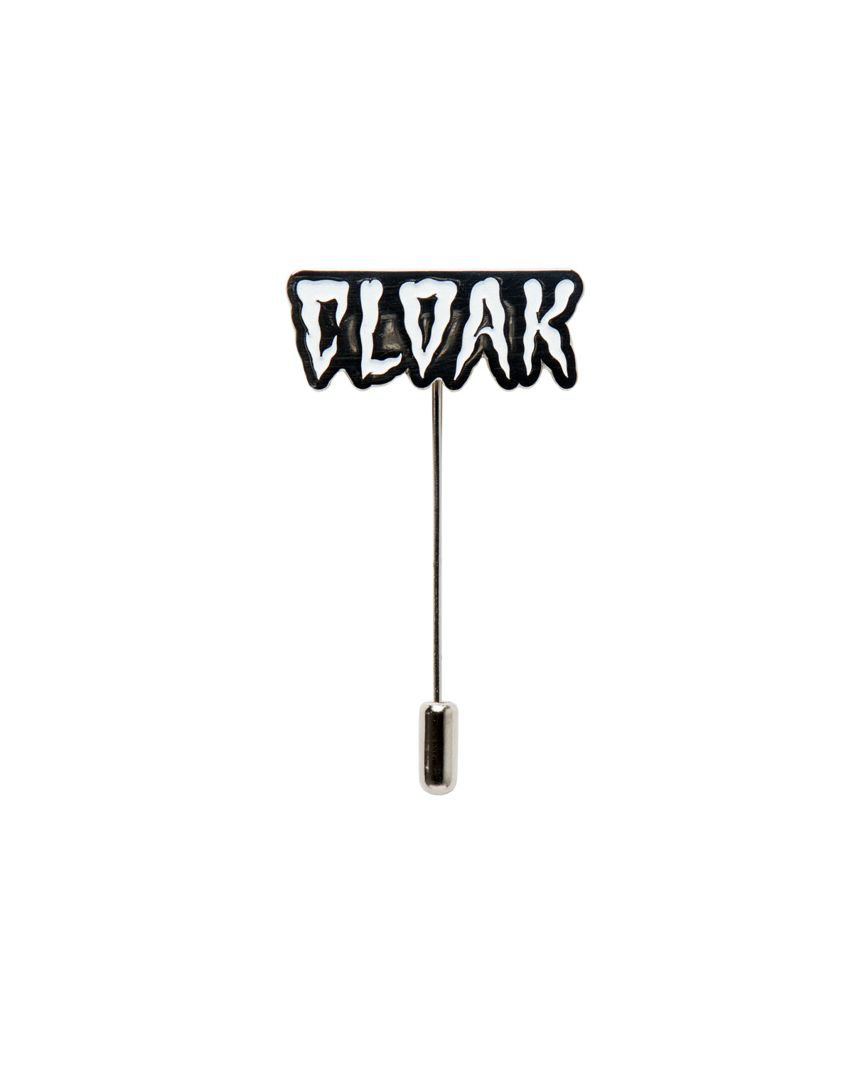 RUBBER HOSE LAPEL PIN SLVR