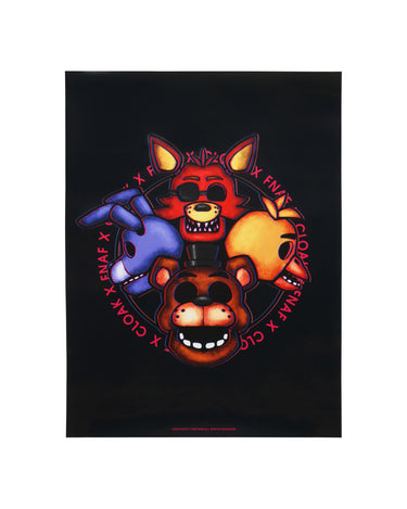 FNAF HEADLINER POSTER BLK