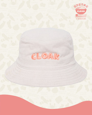 MOMIPLIER CORDUROY BUCKET HAT CREM