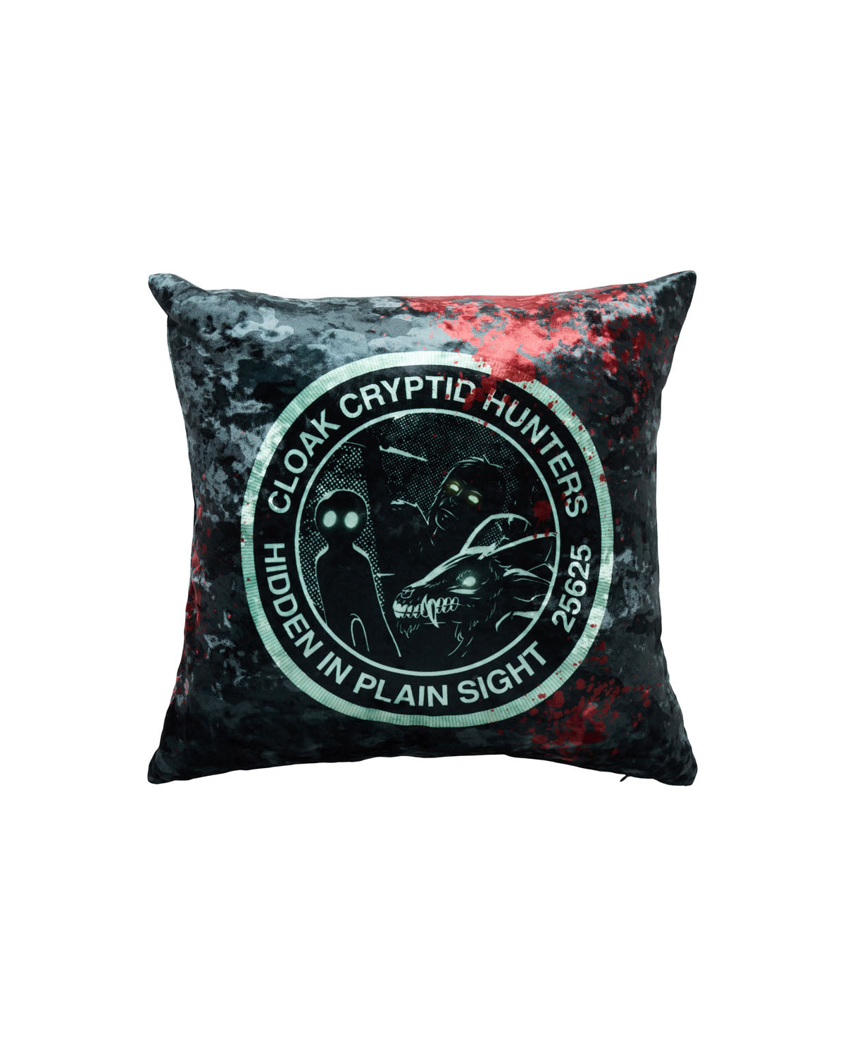 HC© CRYPTID HUNTERS THROW PILLOW