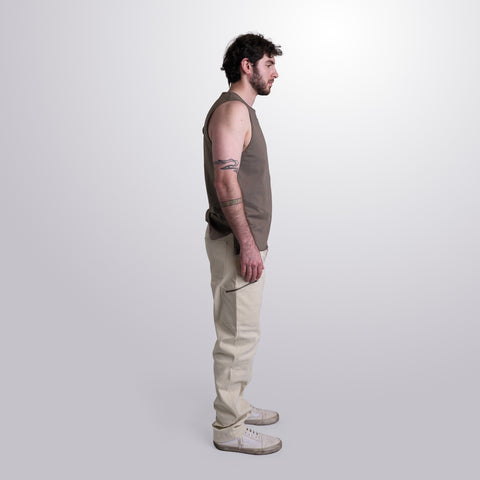 Seamed Panel Tank Top