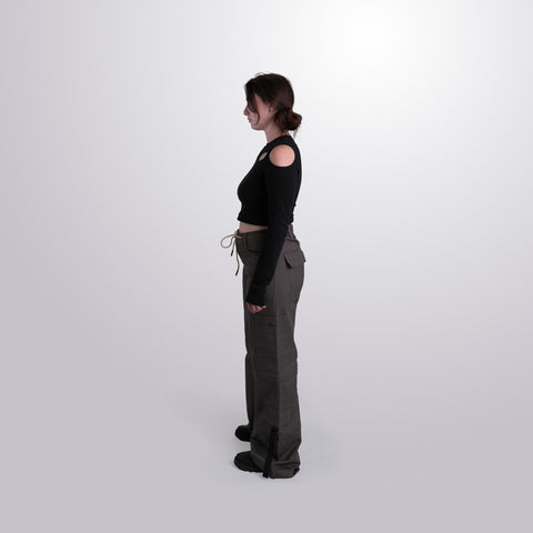 Cargo Zip Pants