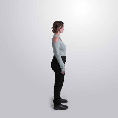 Cutout Cropped Long Sleeve