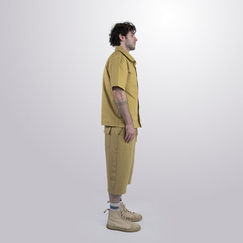 Twill Short Sleeve Shacket