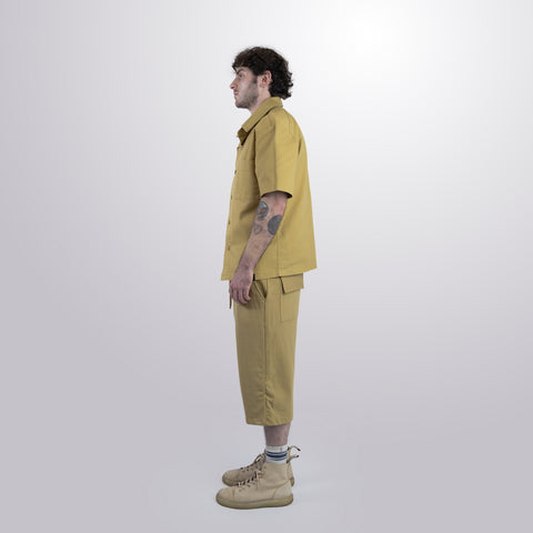 Twill Short Sleeve Shacket