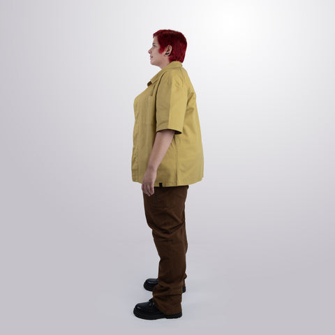 Twill Short Sleeve Shacket