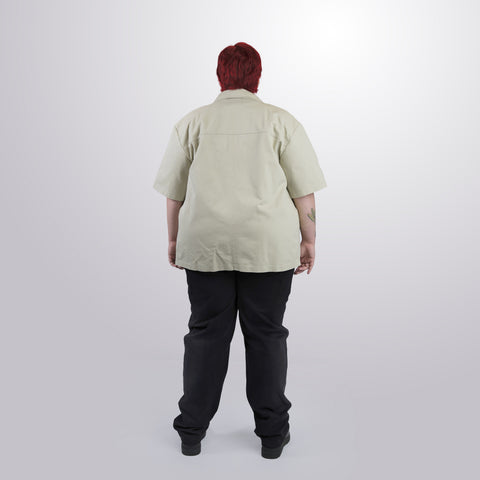 Twill Short Sleeve Shacket