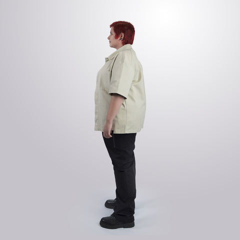 Twill Short Sleeve Shacket