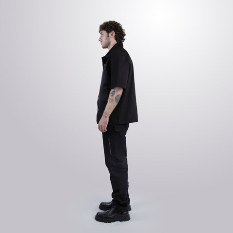 Twill Short Sleeve Shacket