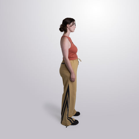 Adjustable Wide-leg Sweatpants