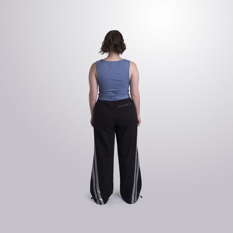 Adjustable Wide-leg Sweatpants