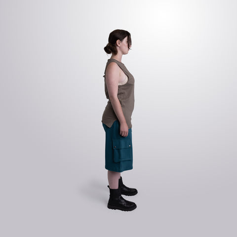 Seamed Panel Tank Top