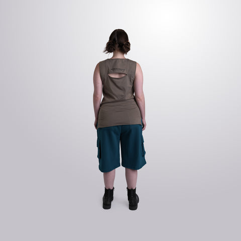 Seamed Panel Tank Top