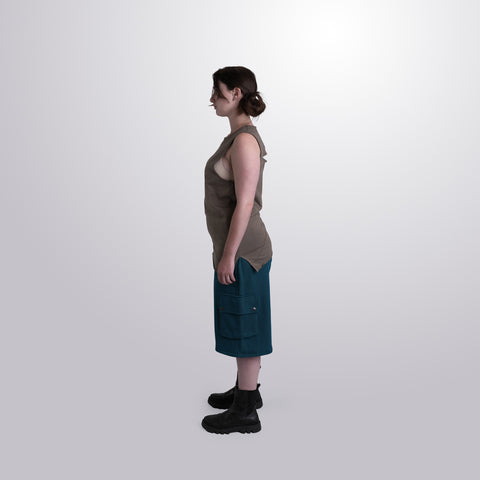 Seamed Panel Tank Top