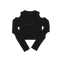 Cutout Cropped Long Sleeve