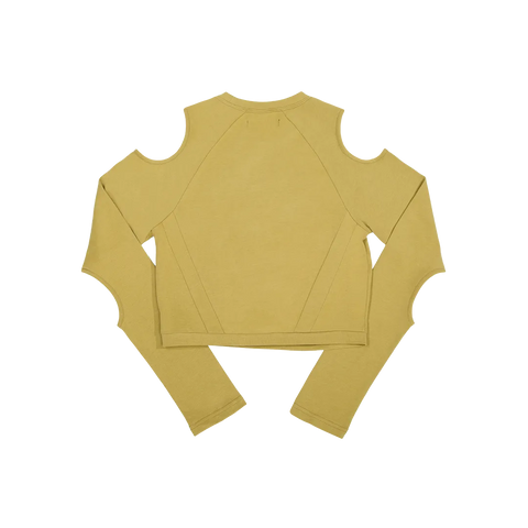 Cutout Cropped Long Sleeve