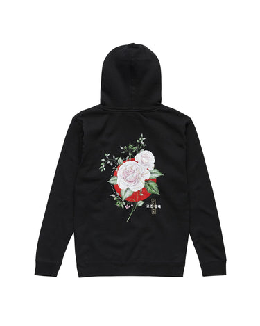 5YR KINTSUGI ROSE HOODIE BLK HOODIE VAULT0005 