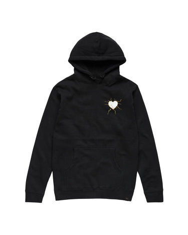 5YR KINTSUGI ROSE HOODIE BLK HOODIE VAULT0005 