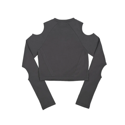 Cutout Cropped Long Sleeve