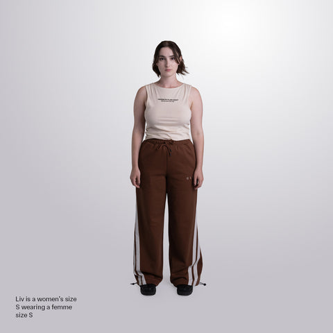 Adjustable Wide-leg Sweatpants