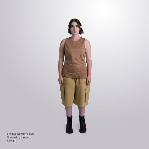 Seamed Panel Tank Top