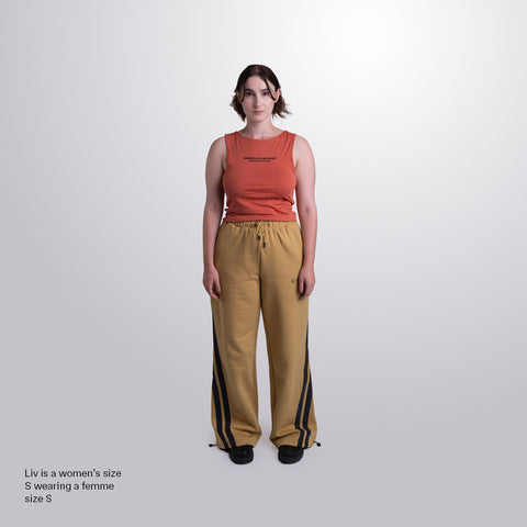 Adjustable Wide-leg Sweatpants