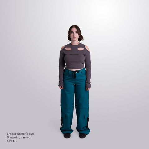 Cargo Zip Pants