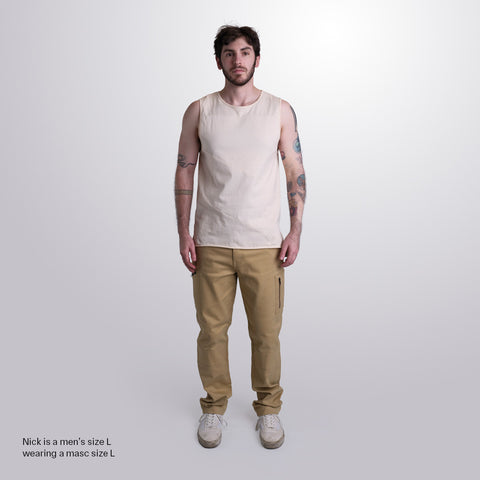 Seamed Panel Tank Top