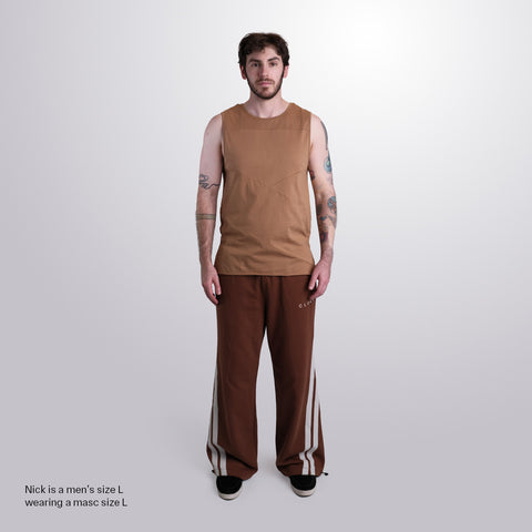 Seamed Panel Tank Top