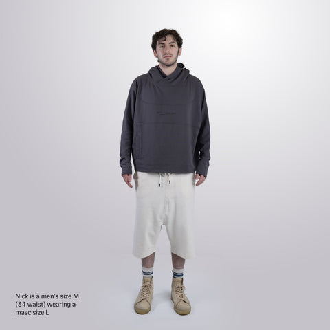 French Terry Harem Shorts