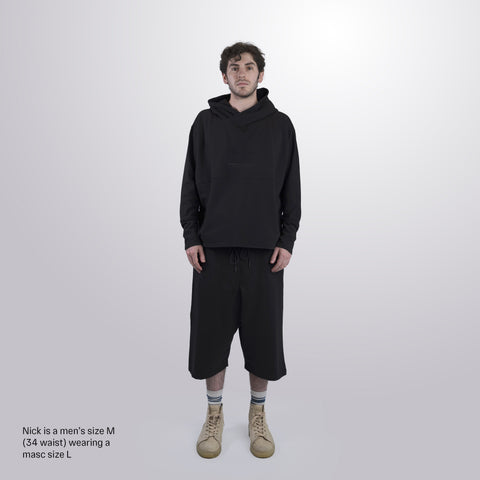 French Terry Harem Shorts