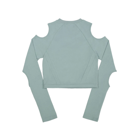 Cutout Cropped Long Sleeve