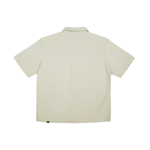 Twill Short Sleeve Shacket