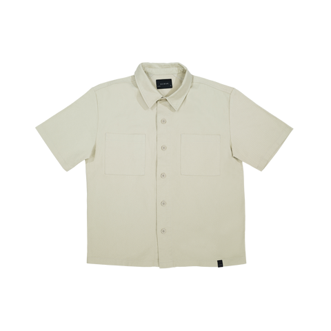 Twill Short Sleeve Shacket