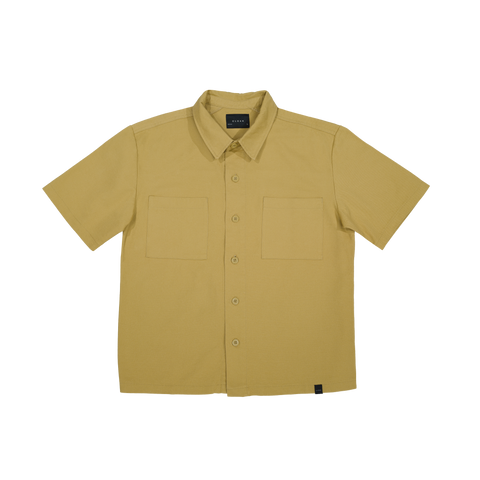 Twill Short Sleeve Shacket