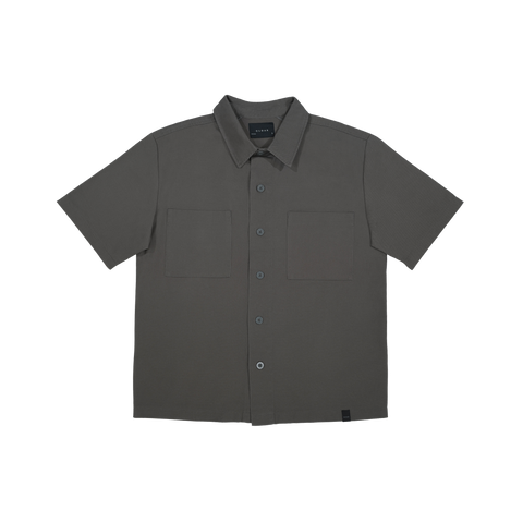 Twill Short Sleeve Shacket