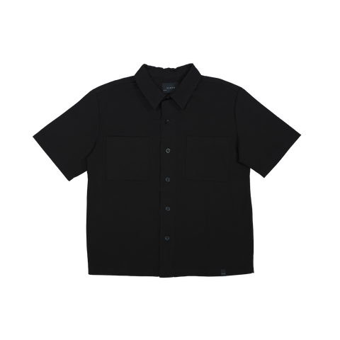 Twill Short Sleeve Shacket