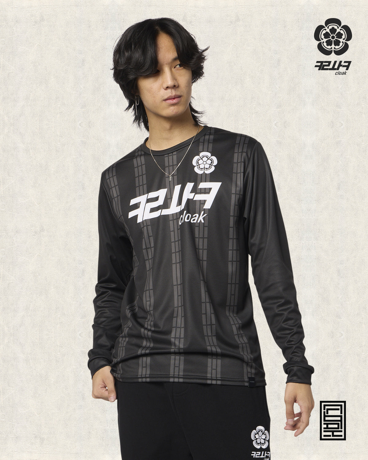 CHUSEOK II LS ACTIVE TEE BLACK