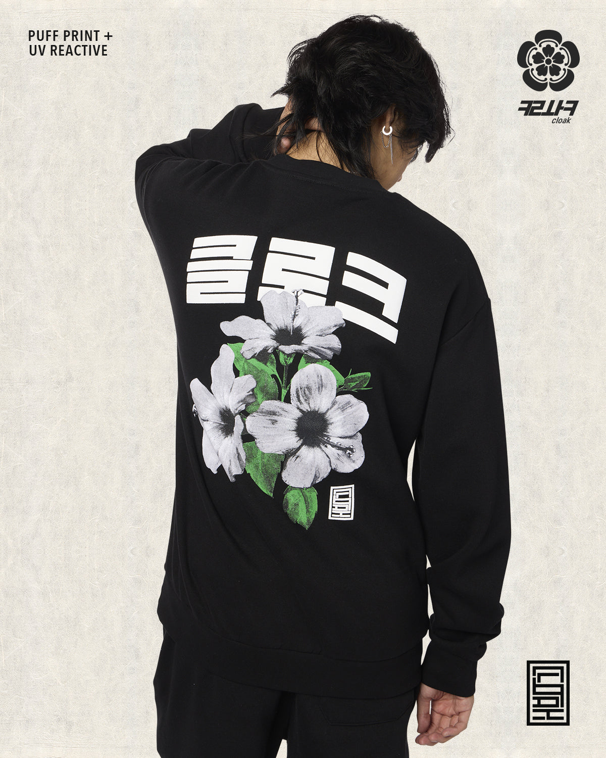 CHUSEOK II RELAXED CREW BLACK