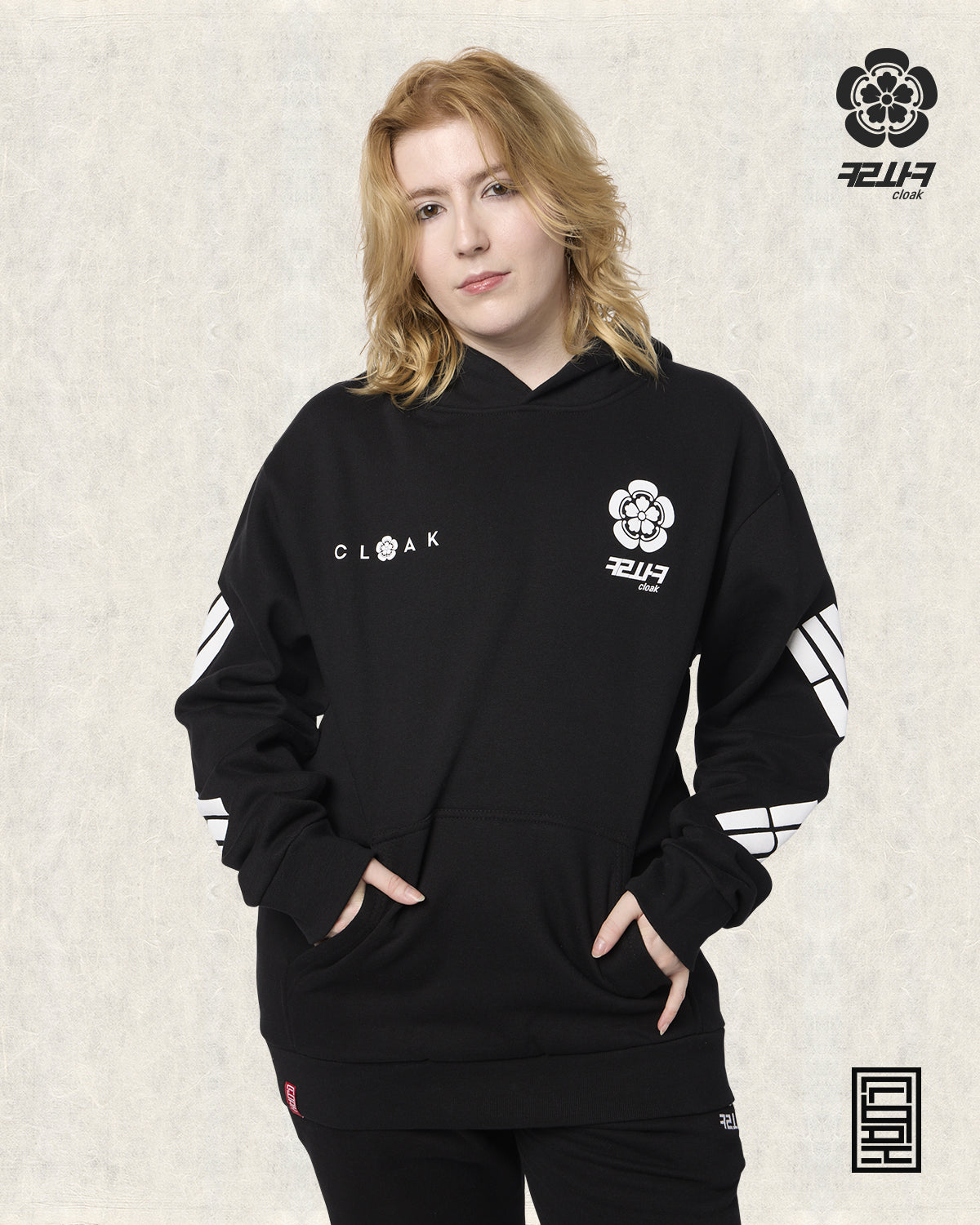 CHUSEOK II RELAXED HOODIE BLACK