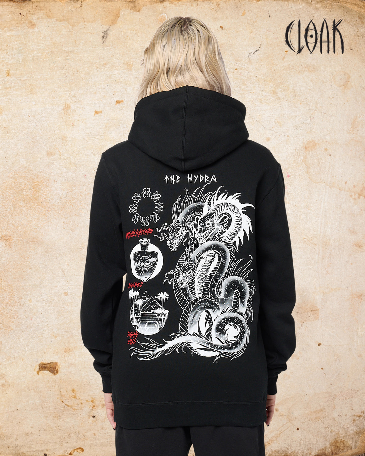 HYDRA HOODIE BLK