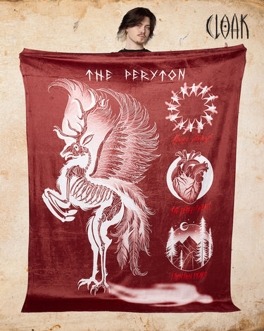 PERYTON BLANKET RED